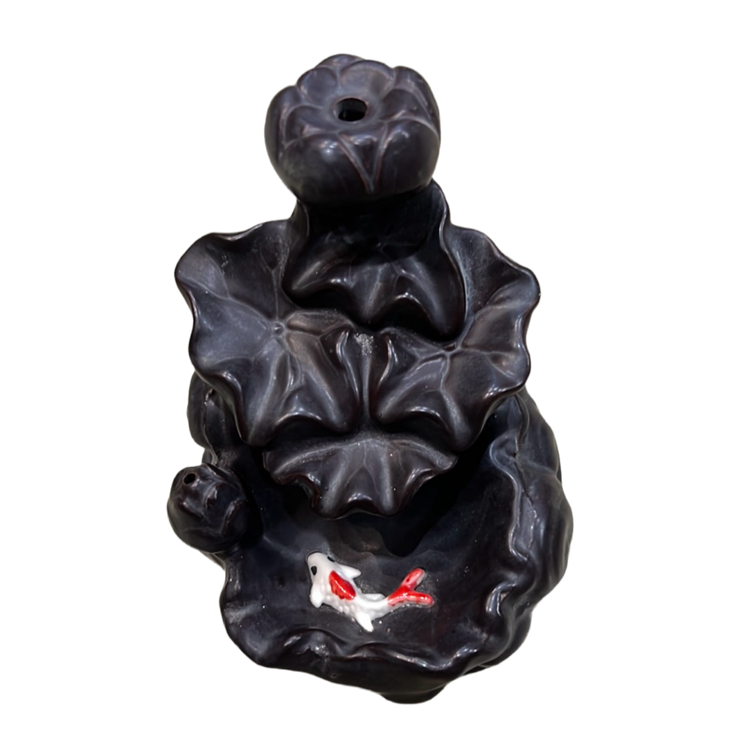 Fish Pond Back Flow Incense Burner