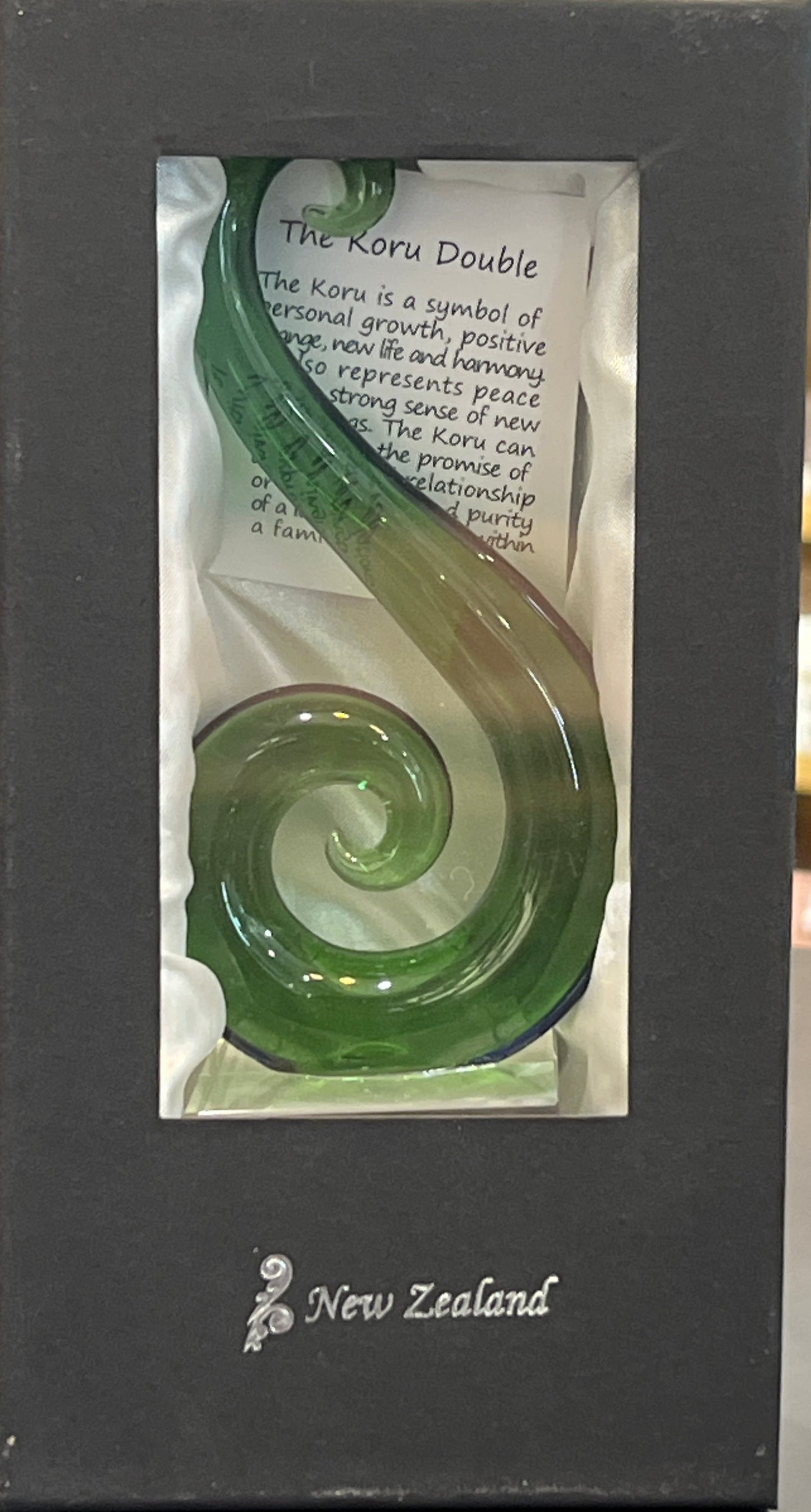 Emerald Koru Harmony Sculpture