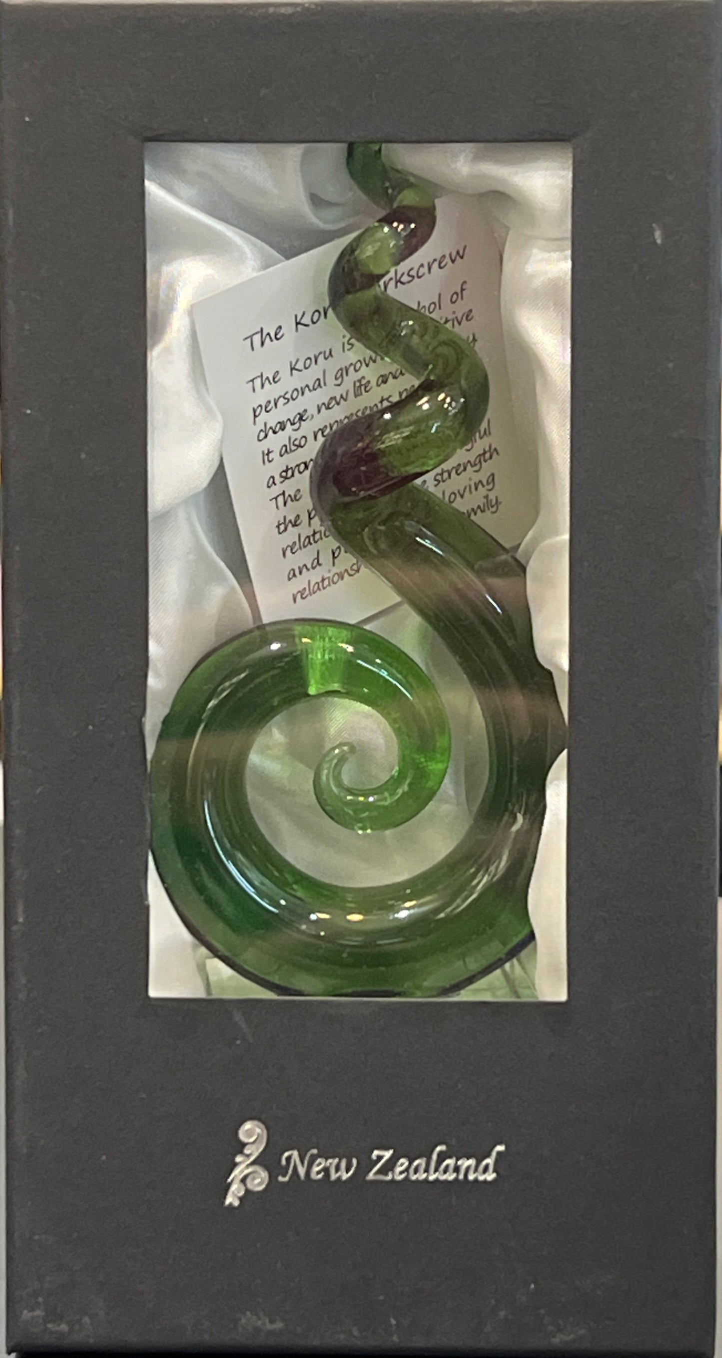 Emerald Spiral Koru Sculpture