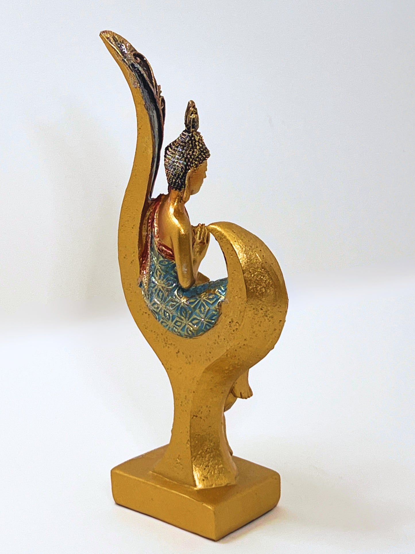 Golden Serenity Kuan Yin Figurine