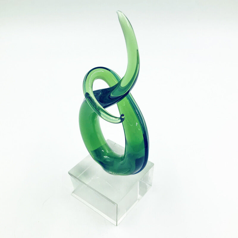 Emerald Harmony Koru Sculpture
