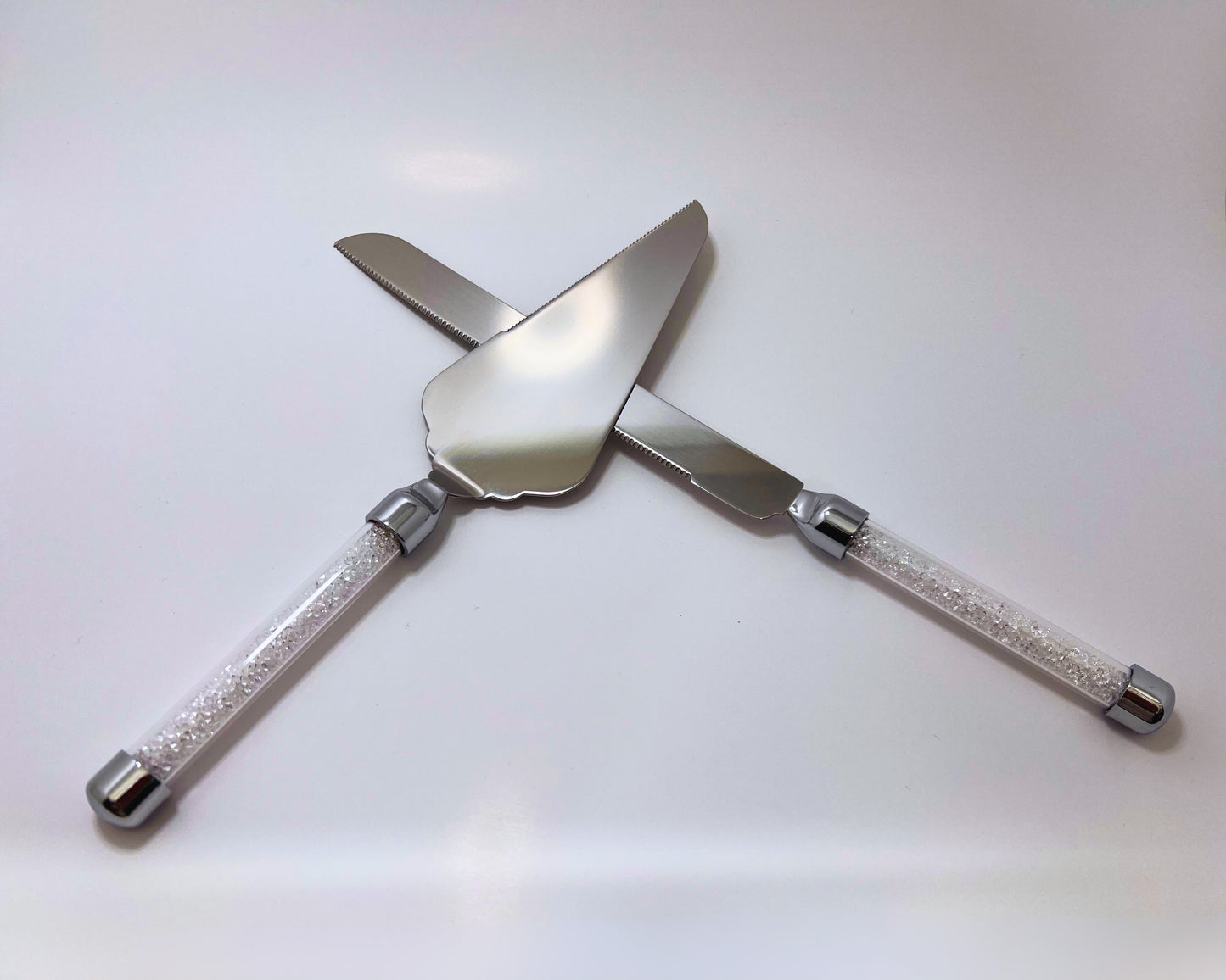 Elegant Celebration Cake Knife Set