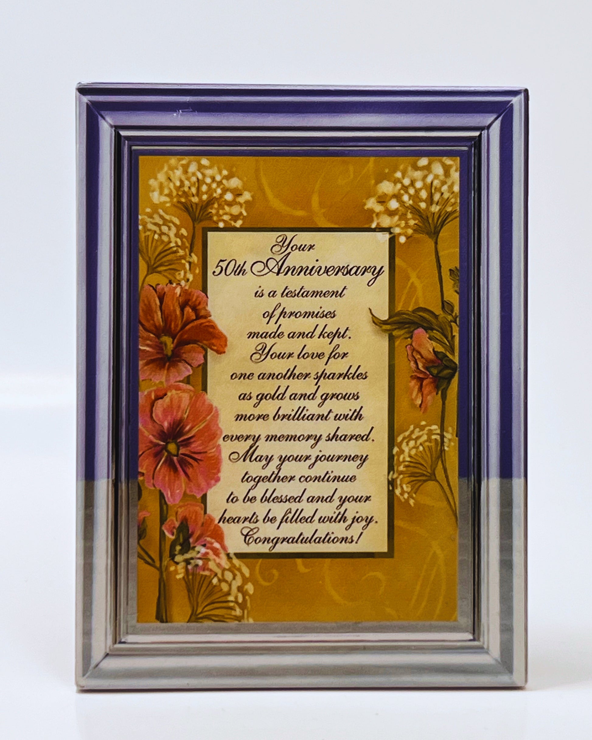 Golden Jubilee Keepsake Plaque