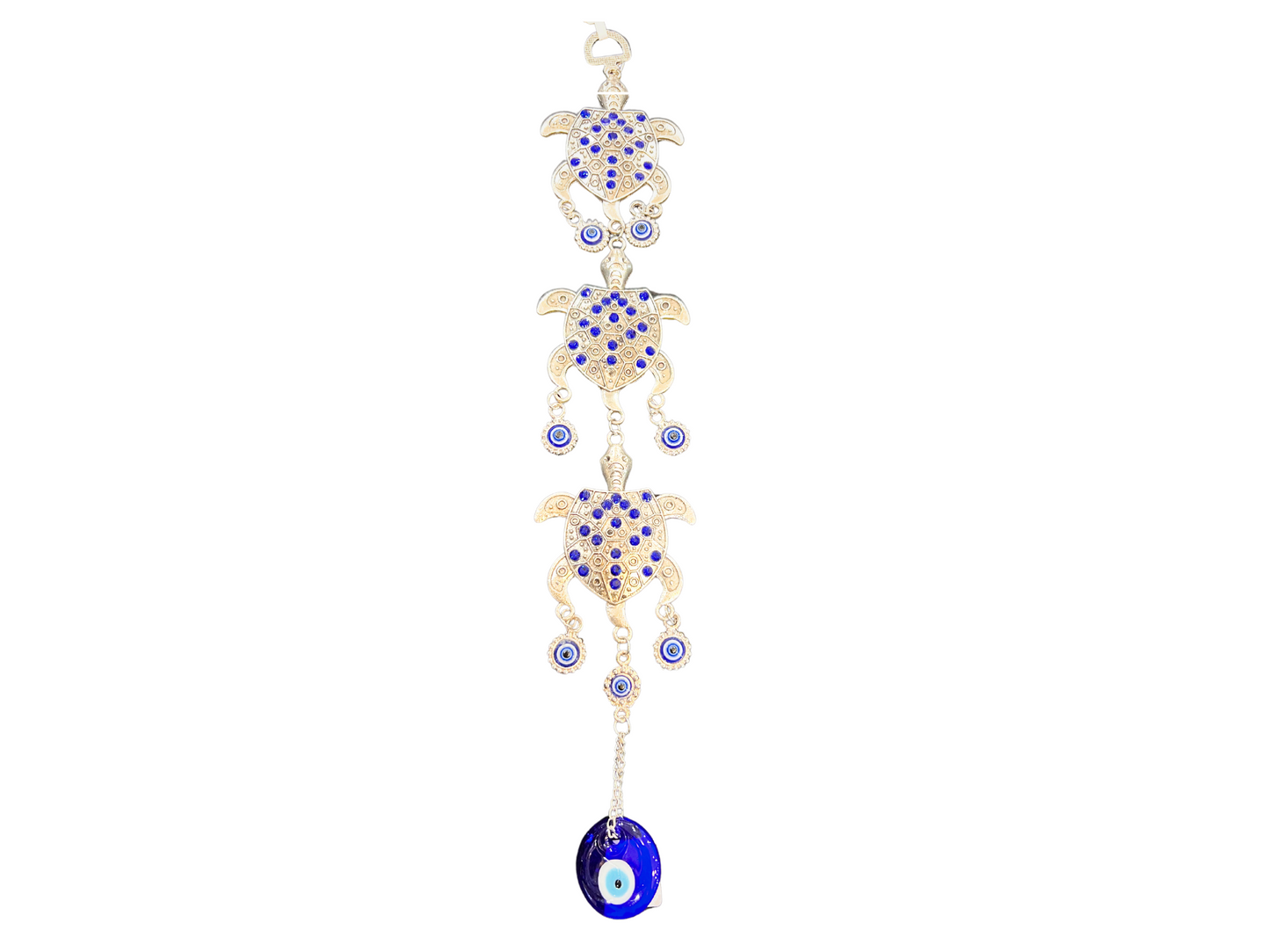Turtle Blessings Evil Eye Charm