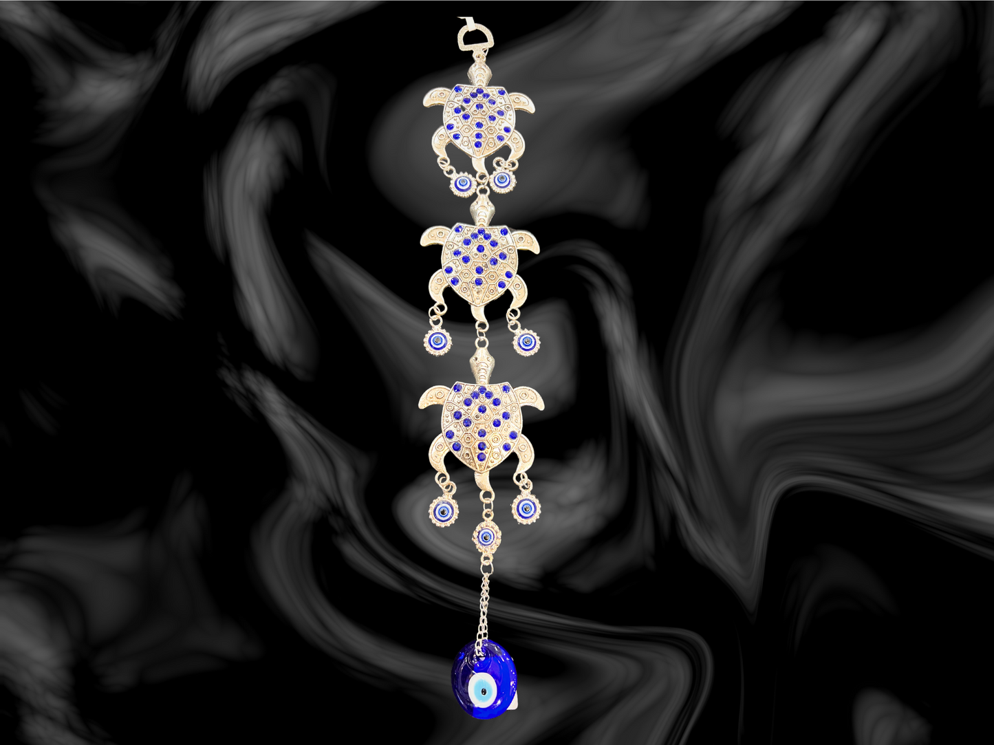 Turtle Blessings Evil Eye Charm